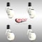 Service Caster 3 Inch 316SS Nylon Wheel Swivel 1-7/8 Inch Expanding Stem Caster Set SCC SCC-SS316EX20S314-NYS-178-4 - alternate 3